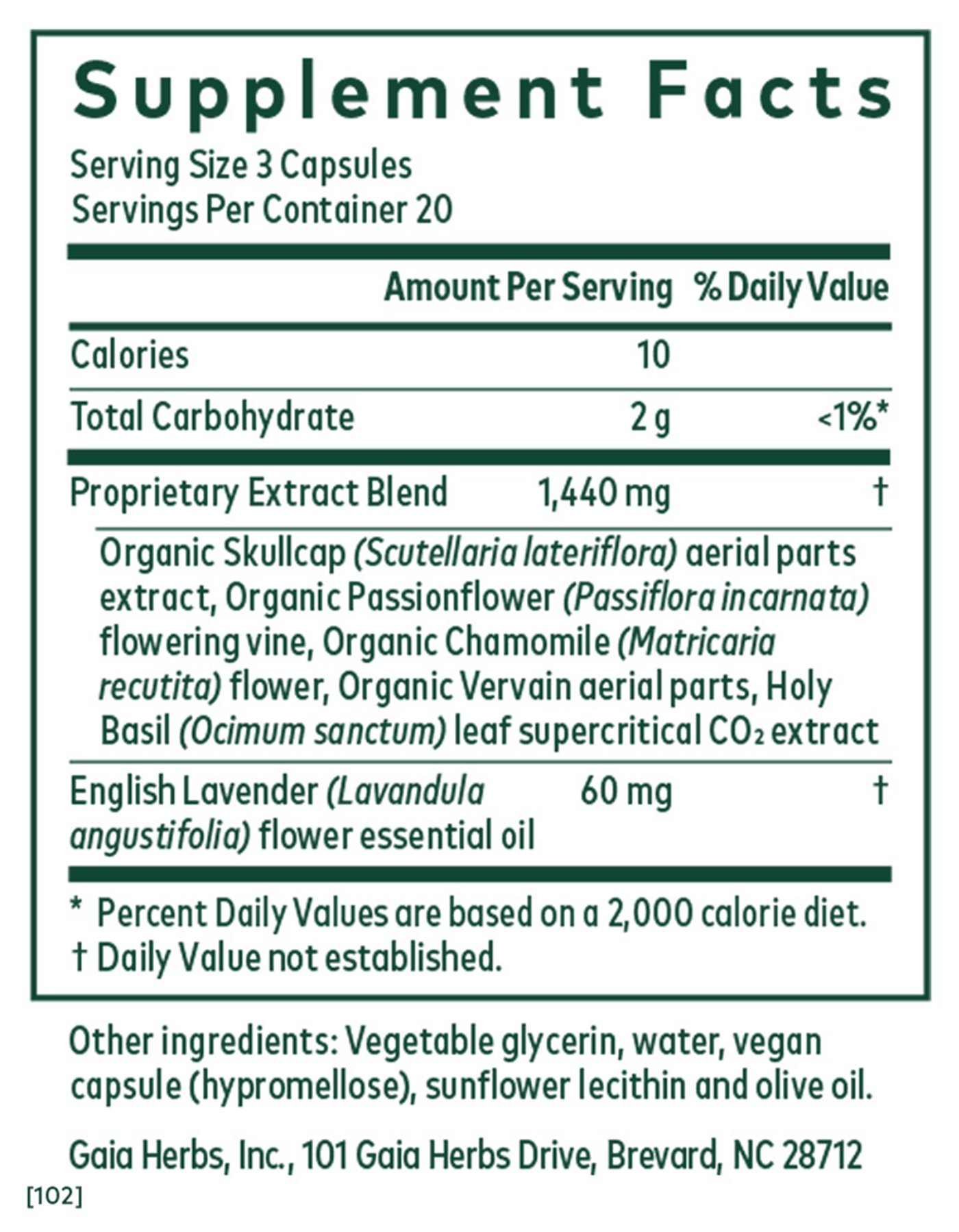 Calm Restore Phyto-Caps 60 vegcaps Curated Wellness