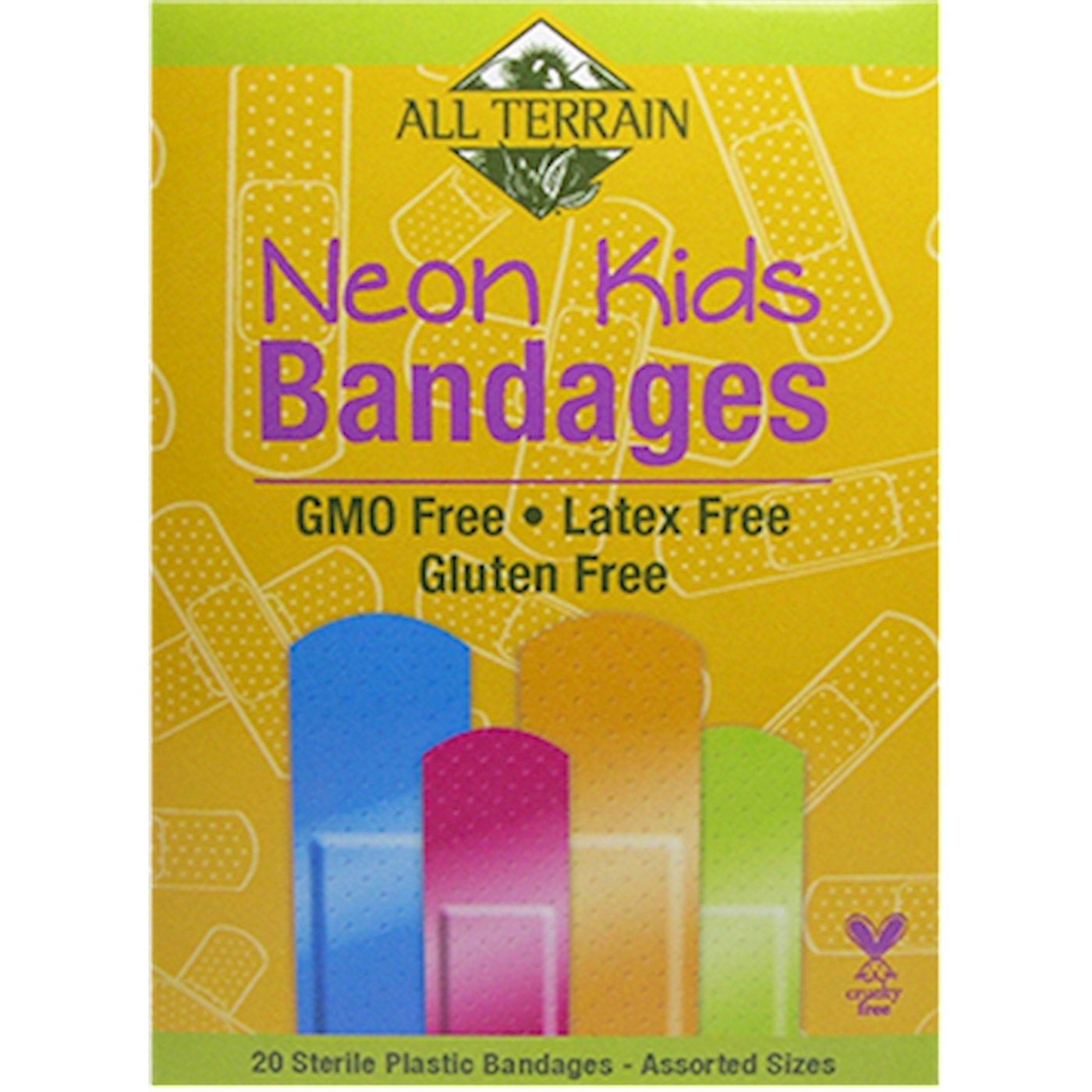 Kids Neon Bandages 20 pc Curated Wellness