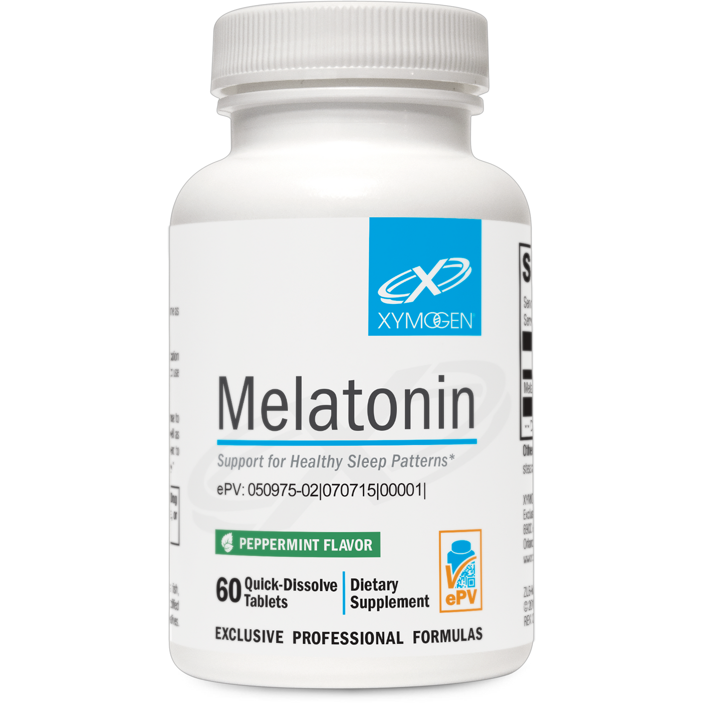 Melatonin Peppermint 60 Tablets Curated Wellness