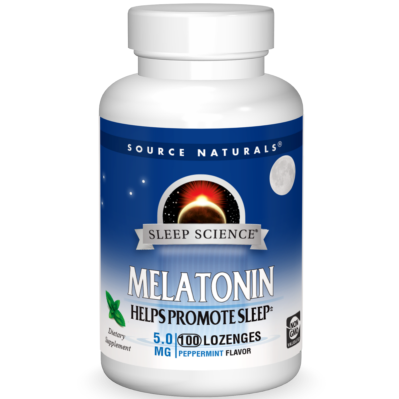 Melatonin 5 mg Peppermint  Curated Wellness