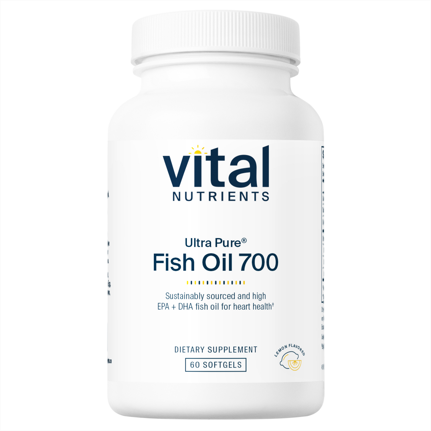 Ultra Pure Fish Oil 700 60 gels Curated Wellness