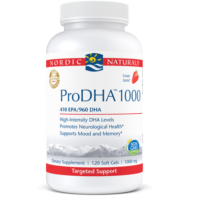 ProDHA 1000 Strawberry 120 soft gels Curated Wellness