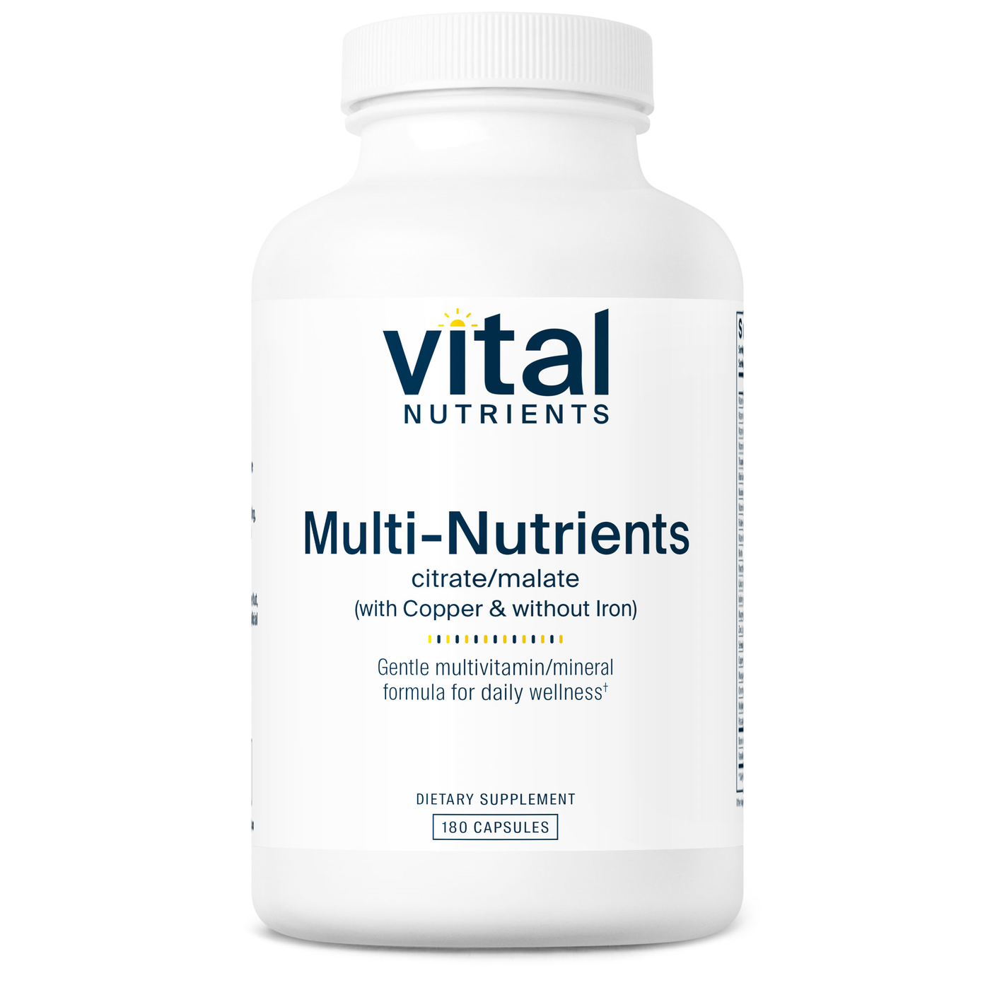 Multi-Nutrients 2 Cit/Mal 180 vcaps Curated Wellness