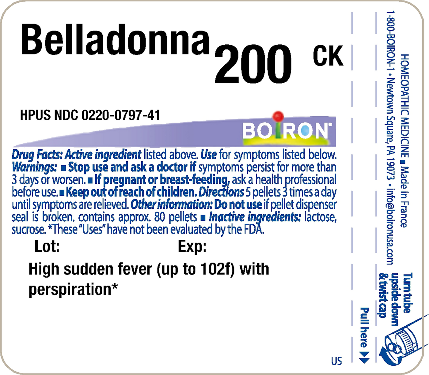 Belladonna 200CK 80 plts Curated Wellness