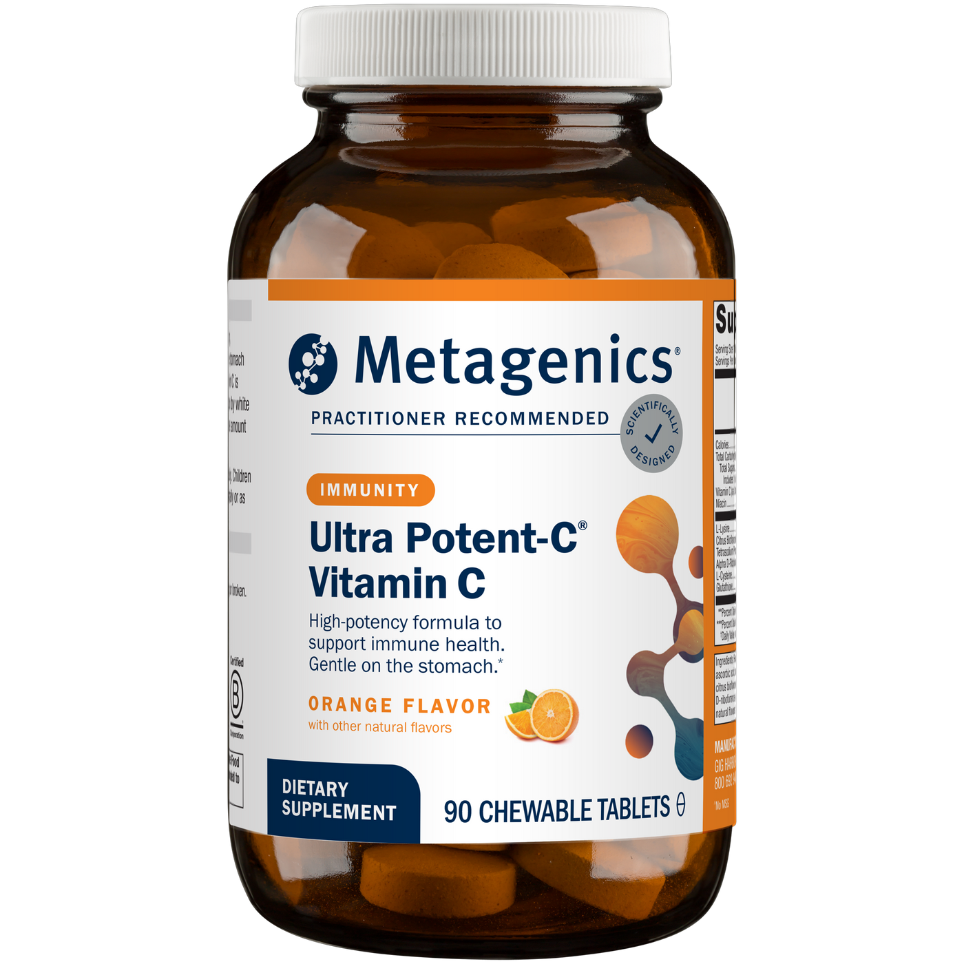 Ultra Potent-C Orange Chewable 90 chews Curated Wellness