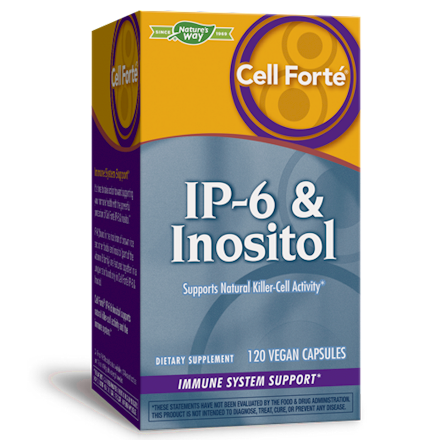 Cell Forté IP-6 & Inositol 120 vcaps Curated Wellness