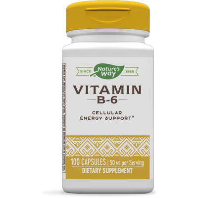 Vitamin B-6 50 mg  Curated Wellness