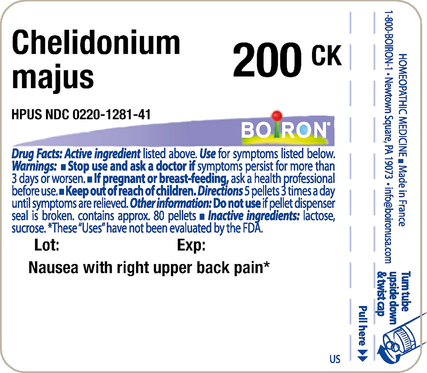 Chelidonium majus 200CK 80 plts Curated Wellness