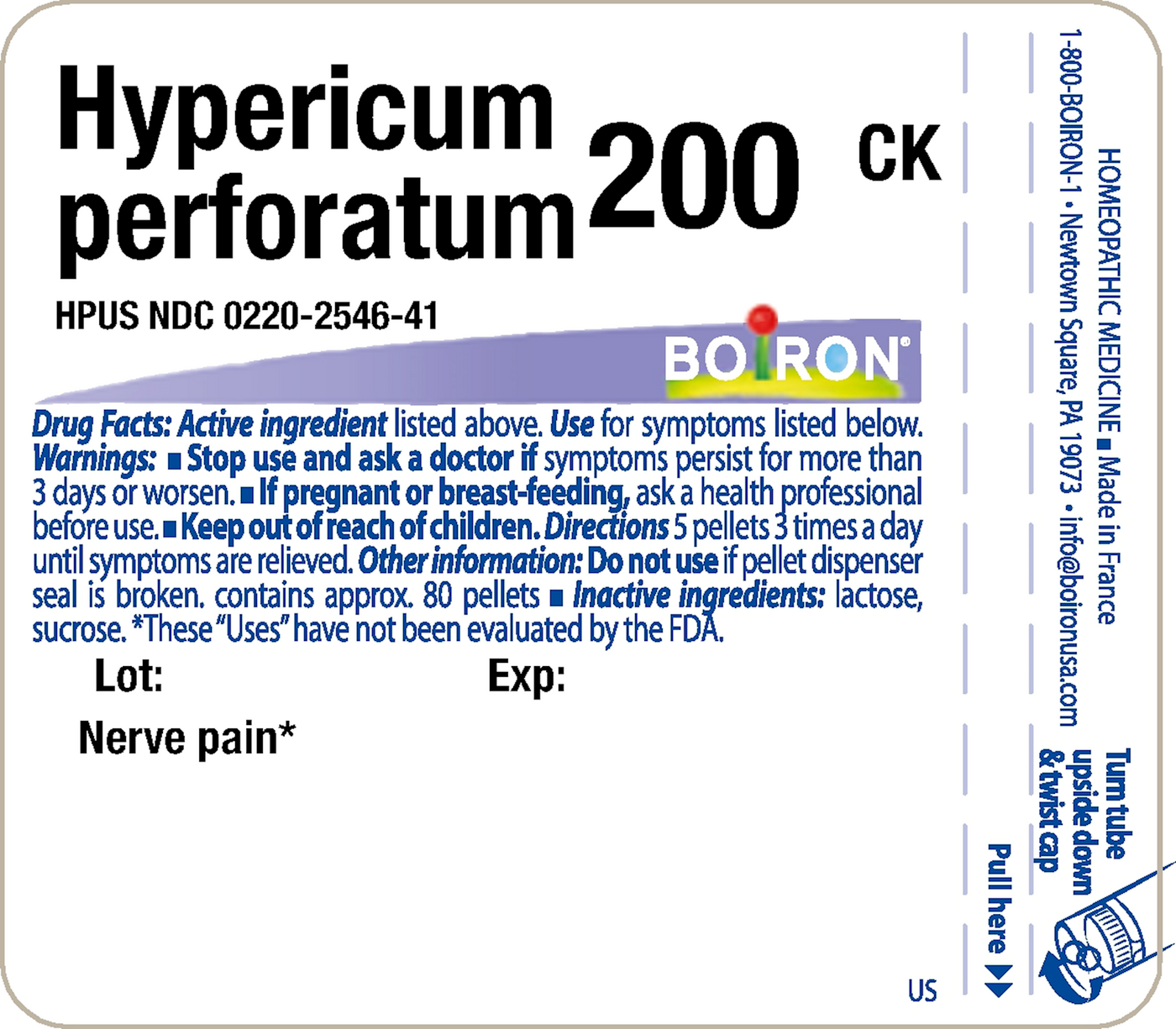 Hypericum perforatum 200CK 80 plts Curated Wellness