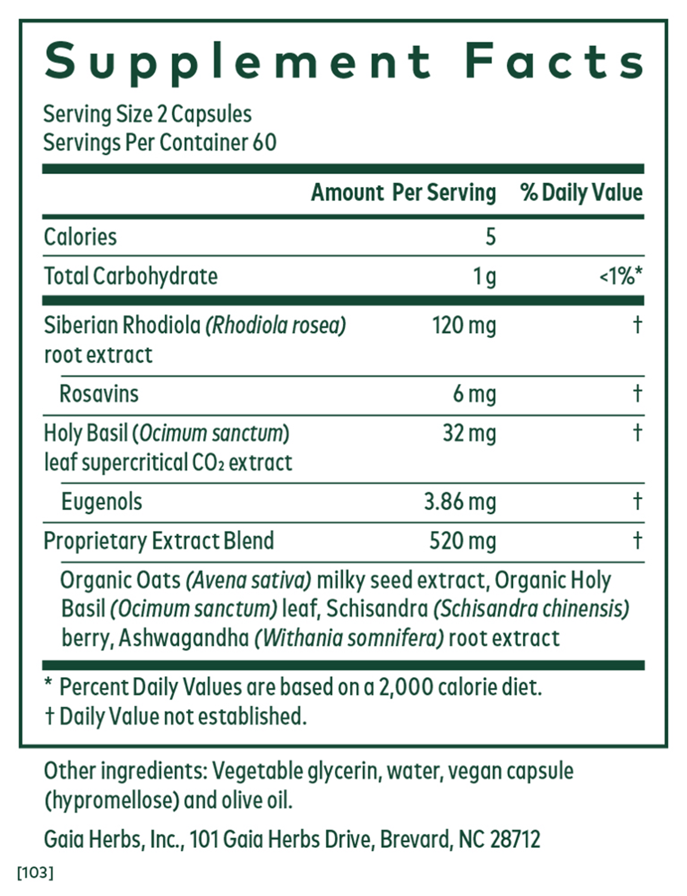 Daytime HPA Phyto-Caps  Curated Wellness