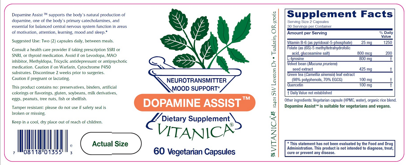 Dopamine Assist  Curated Wellness