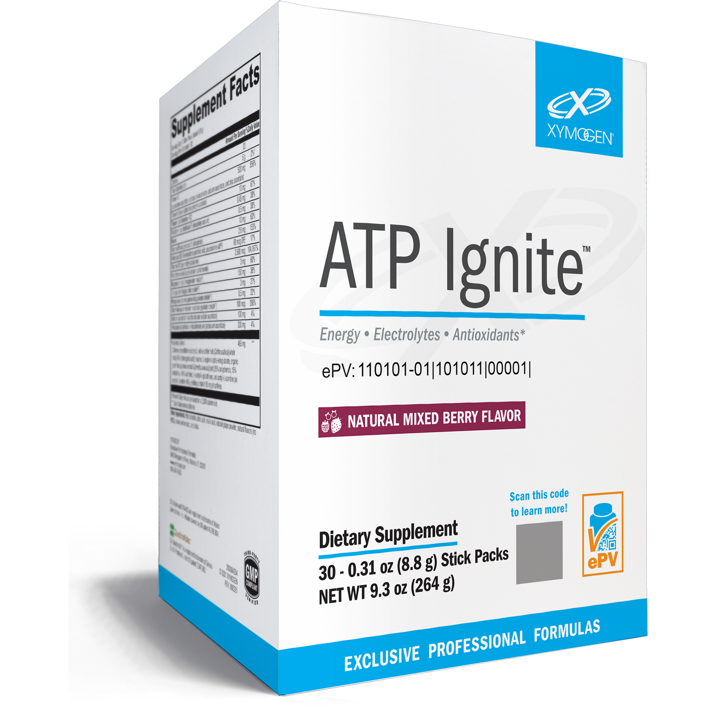 ATP Ignite Mixed Berry 30 Packets Curated Wellness