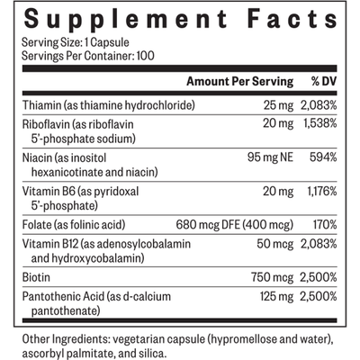 B Complex Plus Methyl-Free  Curated Wellness