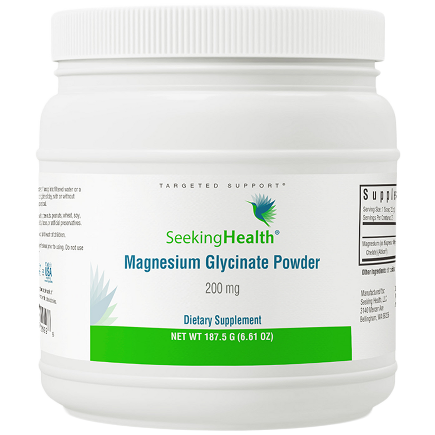 Magnesium Glycinate Powder  Curated Wellness