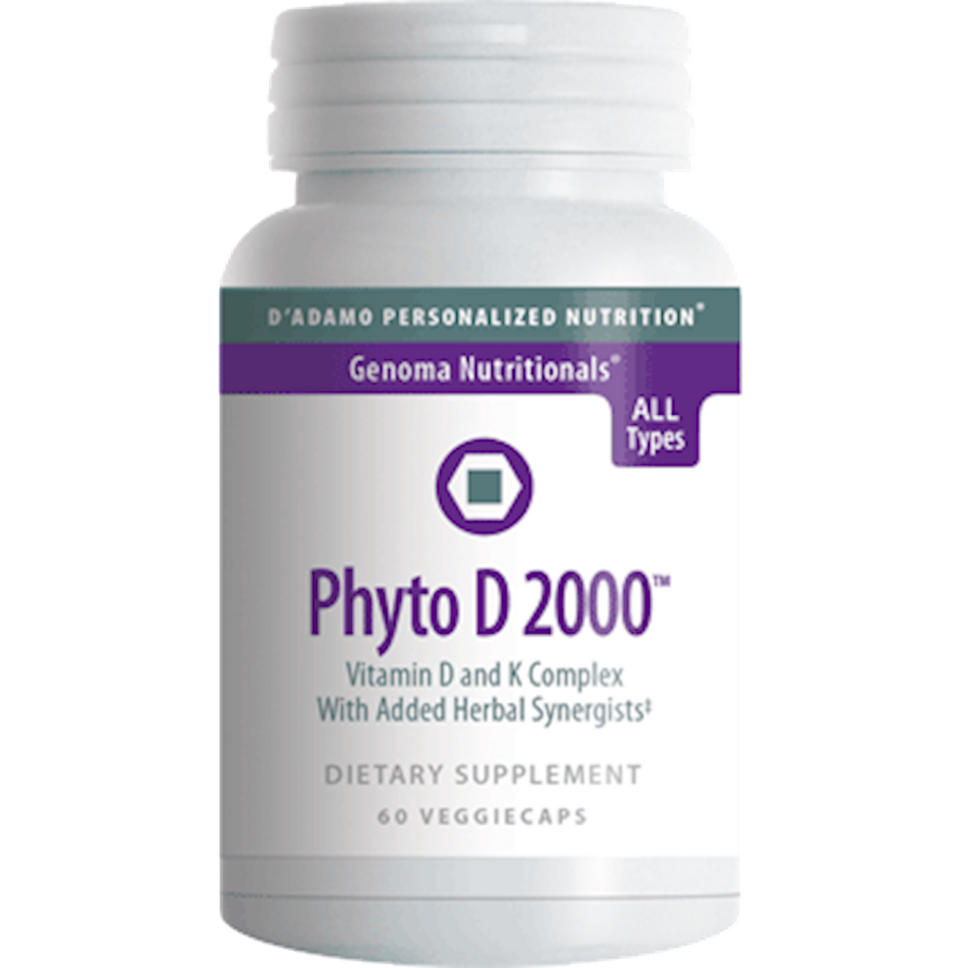 Phyto D 2000 60 vcaps Curated Wellness