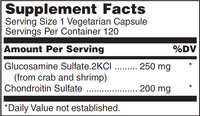 Glucosamine Plus 120 vcaps Curated Wellness