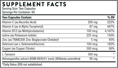 Thyrocsin 120 capsules Curated Wellness