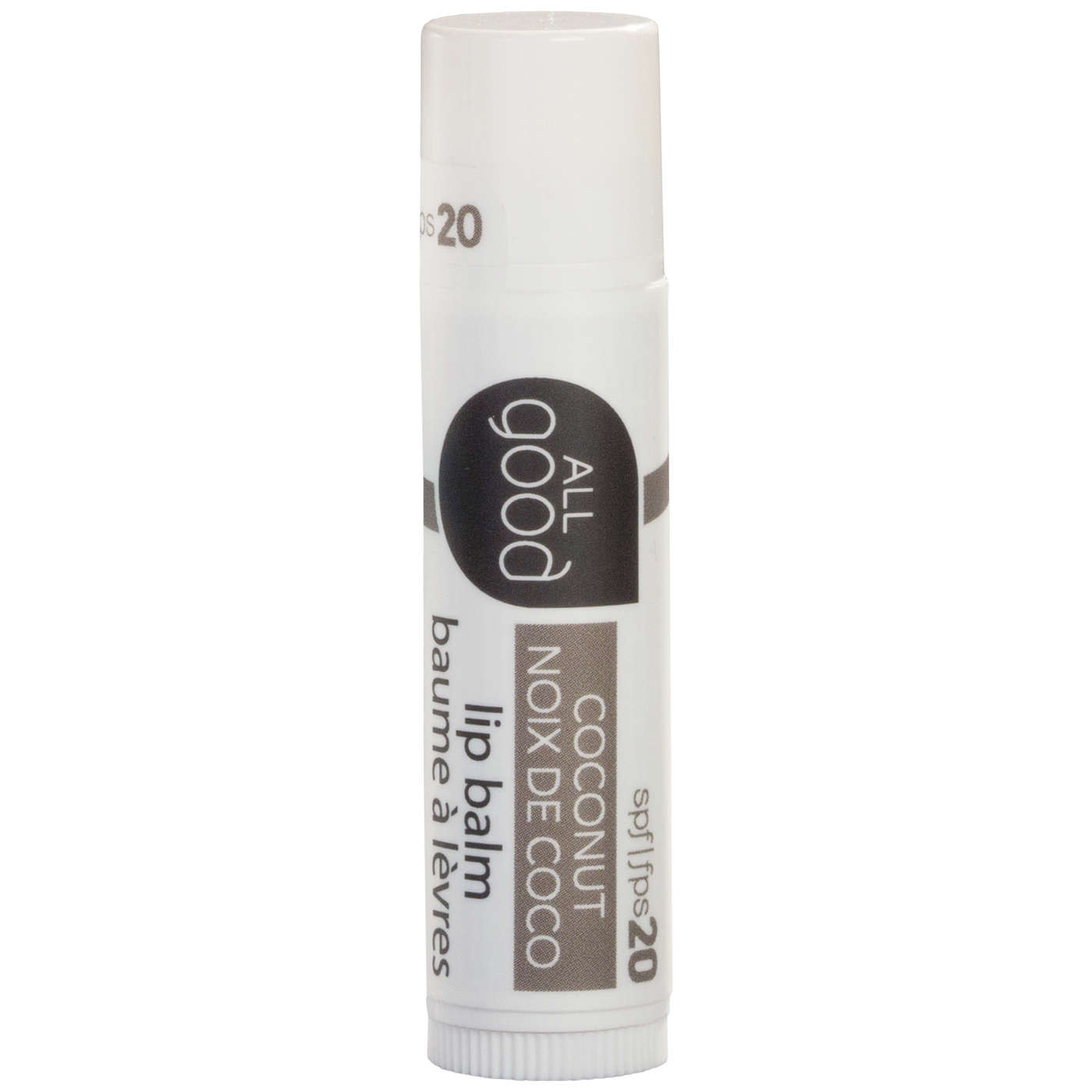 Spf 20 Lip Balm Coconut .15 oz Curated Wellness