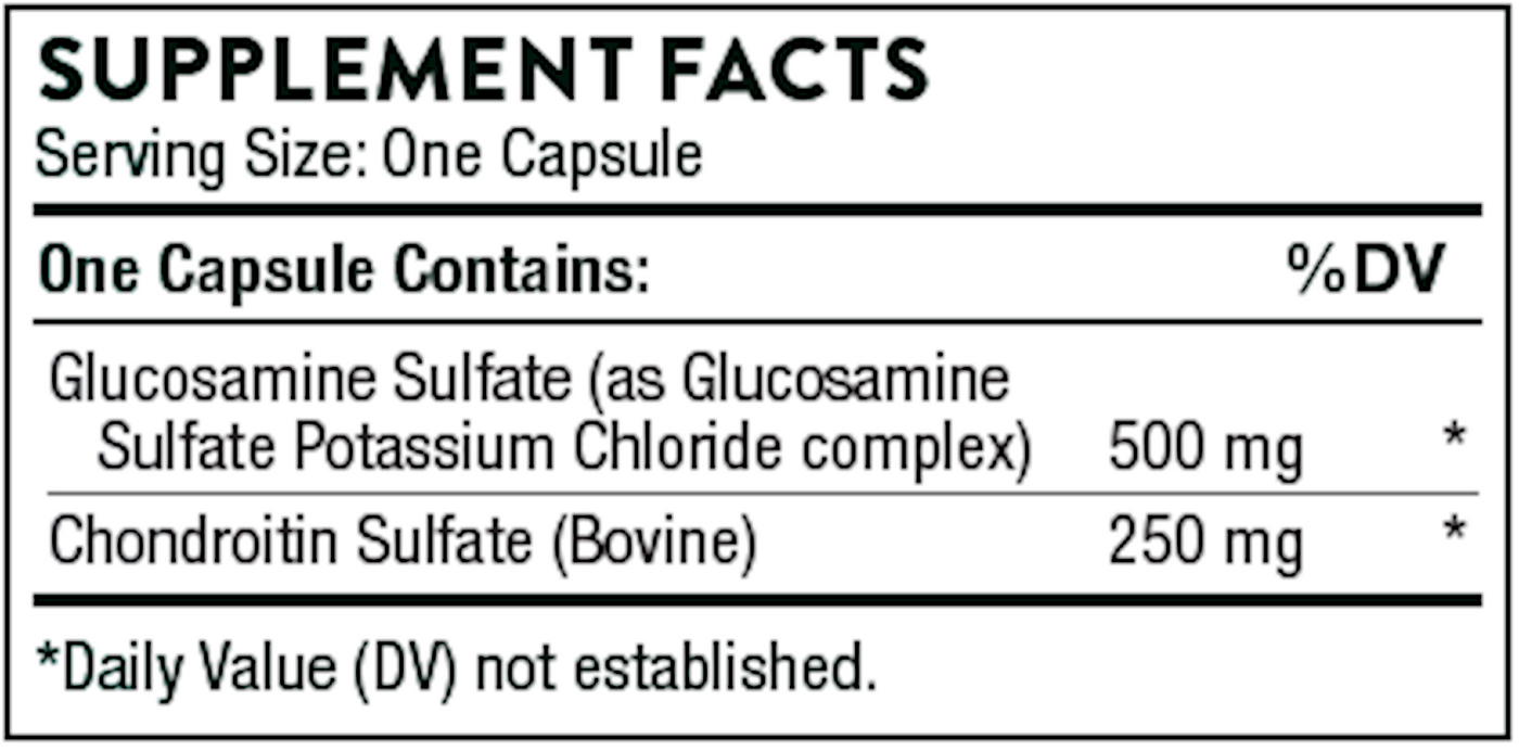 Glucosamine & Chondroitin  Curated Wellness