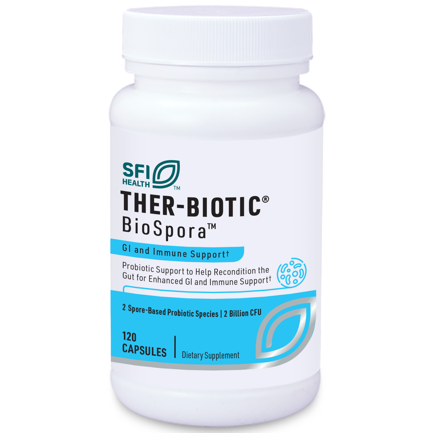 Ther-Biotic BioSpora 120 vegcap Curated Wellness
