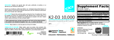 K2-D3 10,000 60 Capsules Curated Wellness