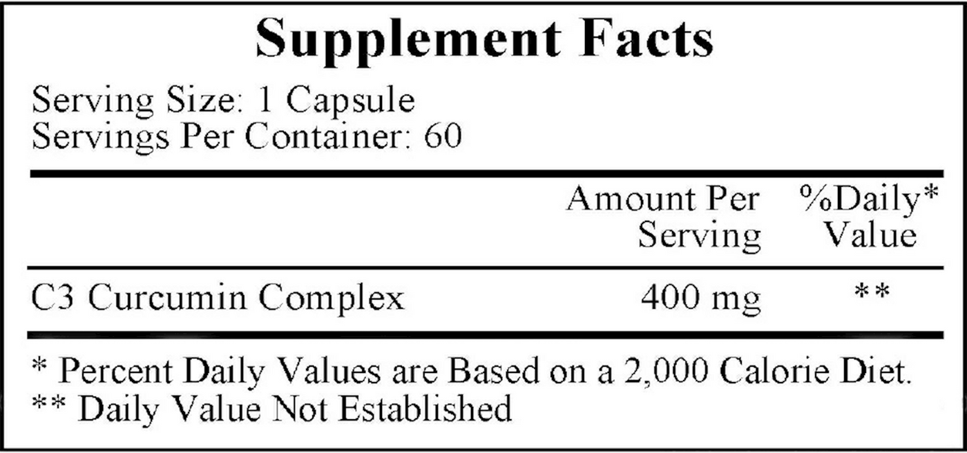 C3 Curcumin Complex  Curated Wellness