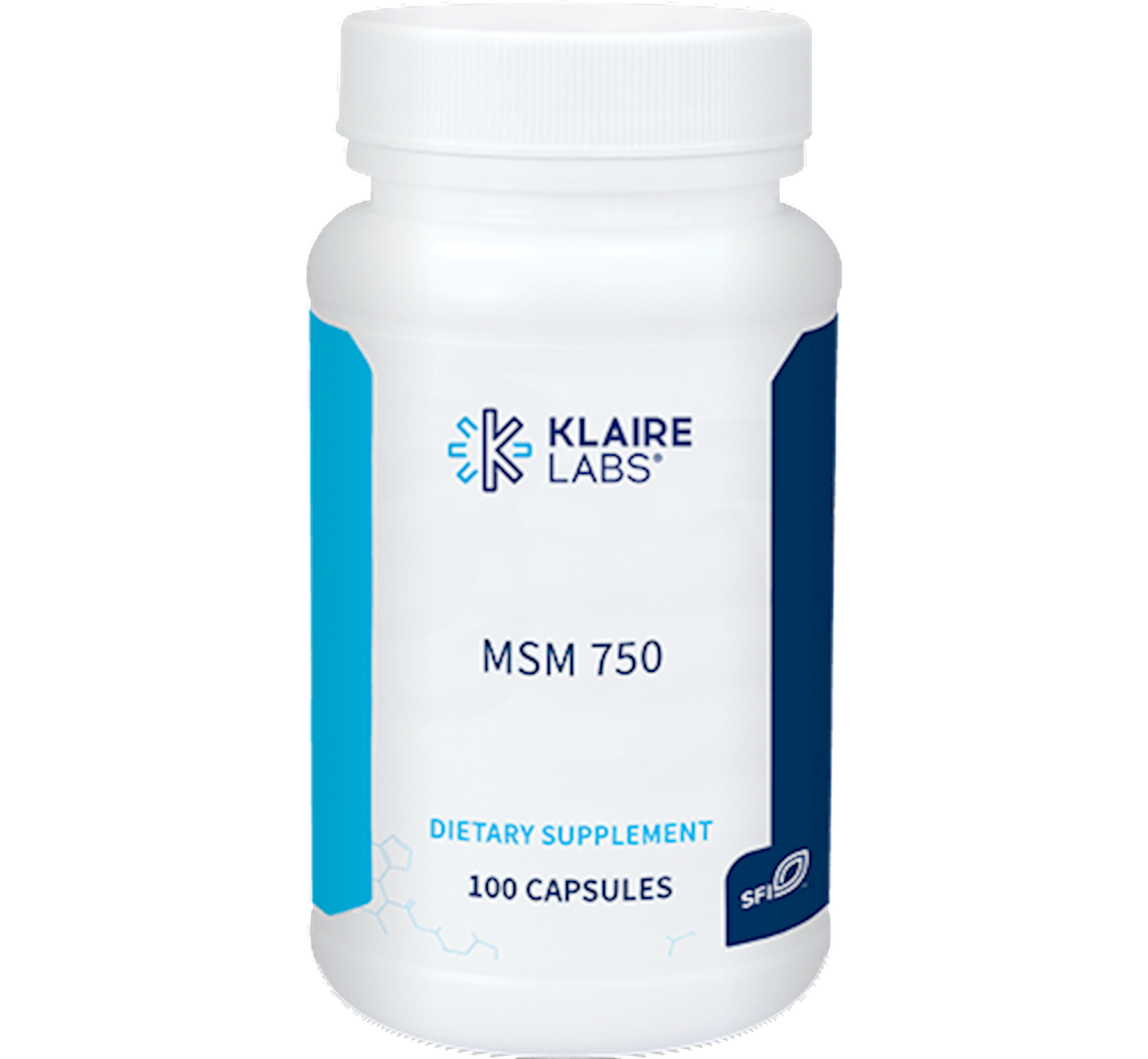 MSM 750 100 caps Curated Wellness