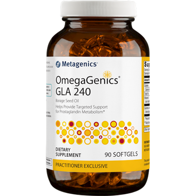 OmegaGenics GLA 240 90gels Curated Wellness