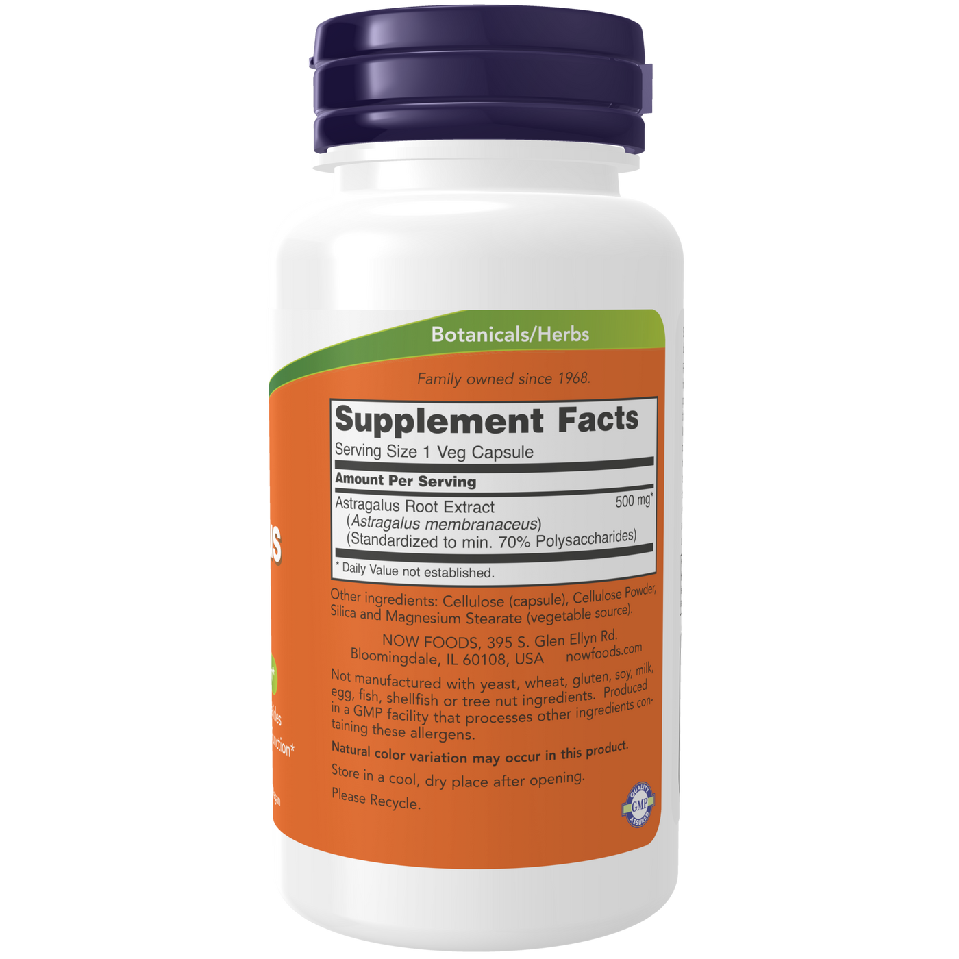 Astragalus Extract 500 mg  Curated Wellness