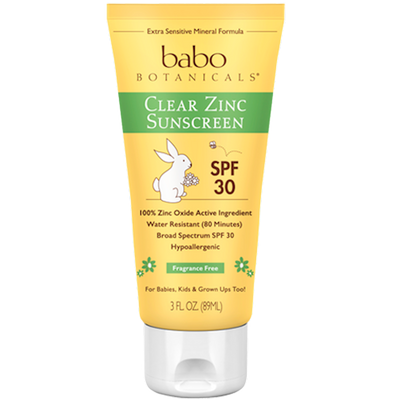 Clear Zinc Sunscreen Unscented  Curated Wellness