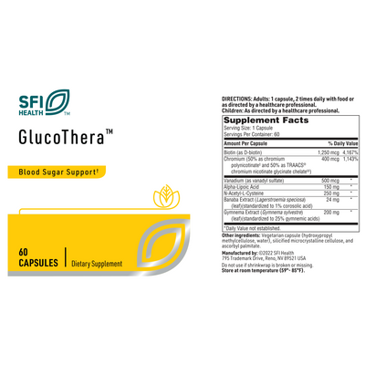 GlucoThera 60 caps