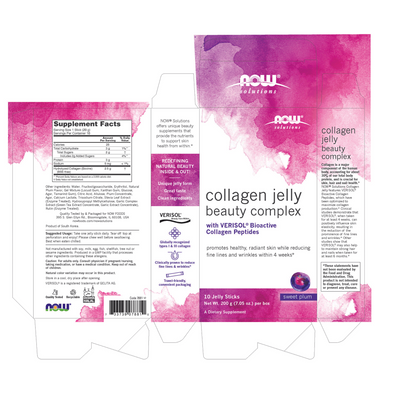 Collagen Jelly Beauty, Plum 10pkts Curated Wellness