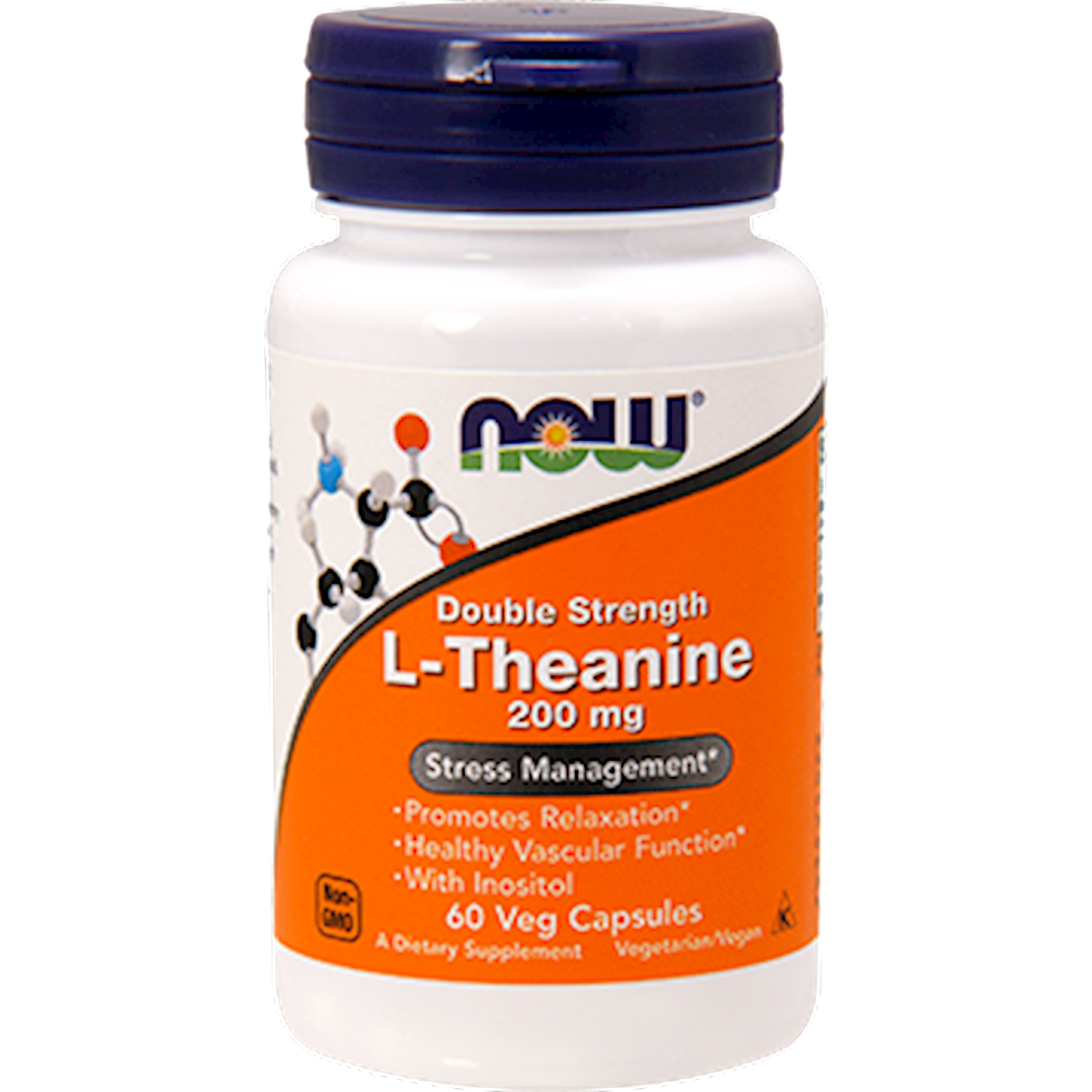 L-Theanine 200 mg 60 vcaps Curated Wellness