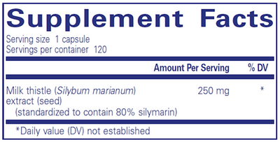 Silymarin 250 mg  Curated Wellness