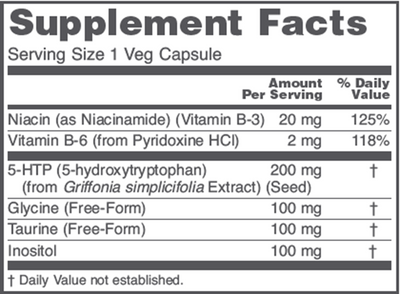 5-HTP 200 mg  Curated Wellness