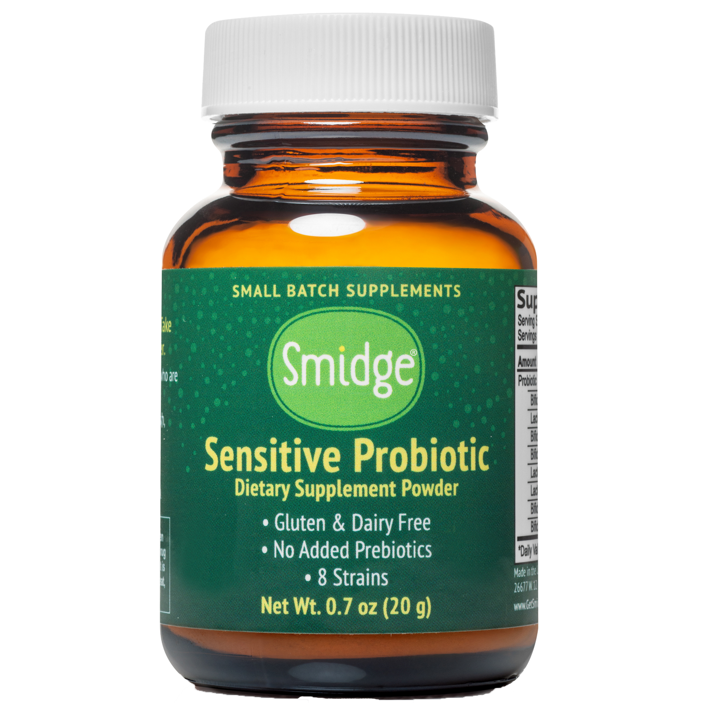 Sensitive Probiotic Powder .7 oz Curated Wellness