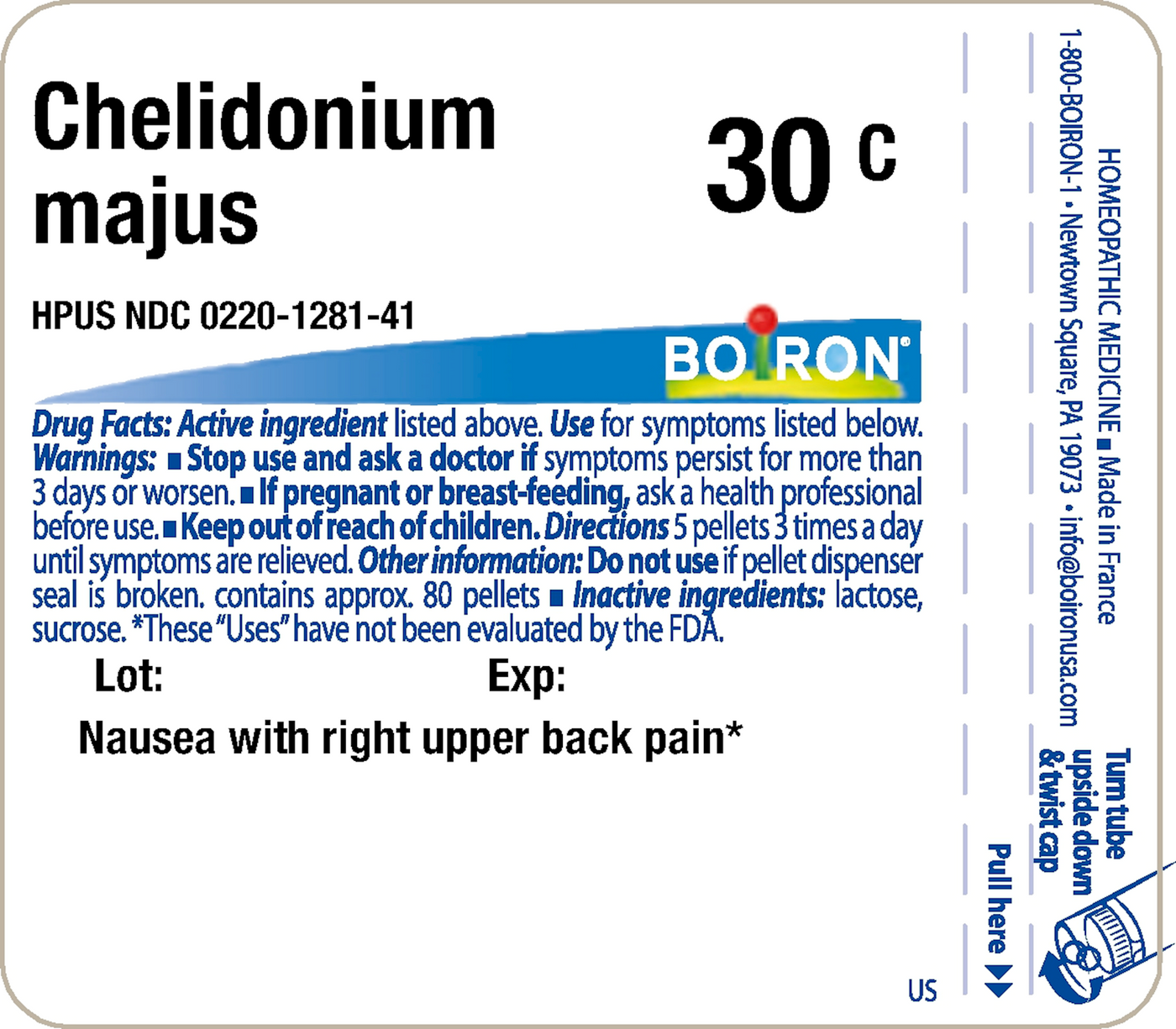 Chelidonium majus 30C 80 plts Curated Wellness