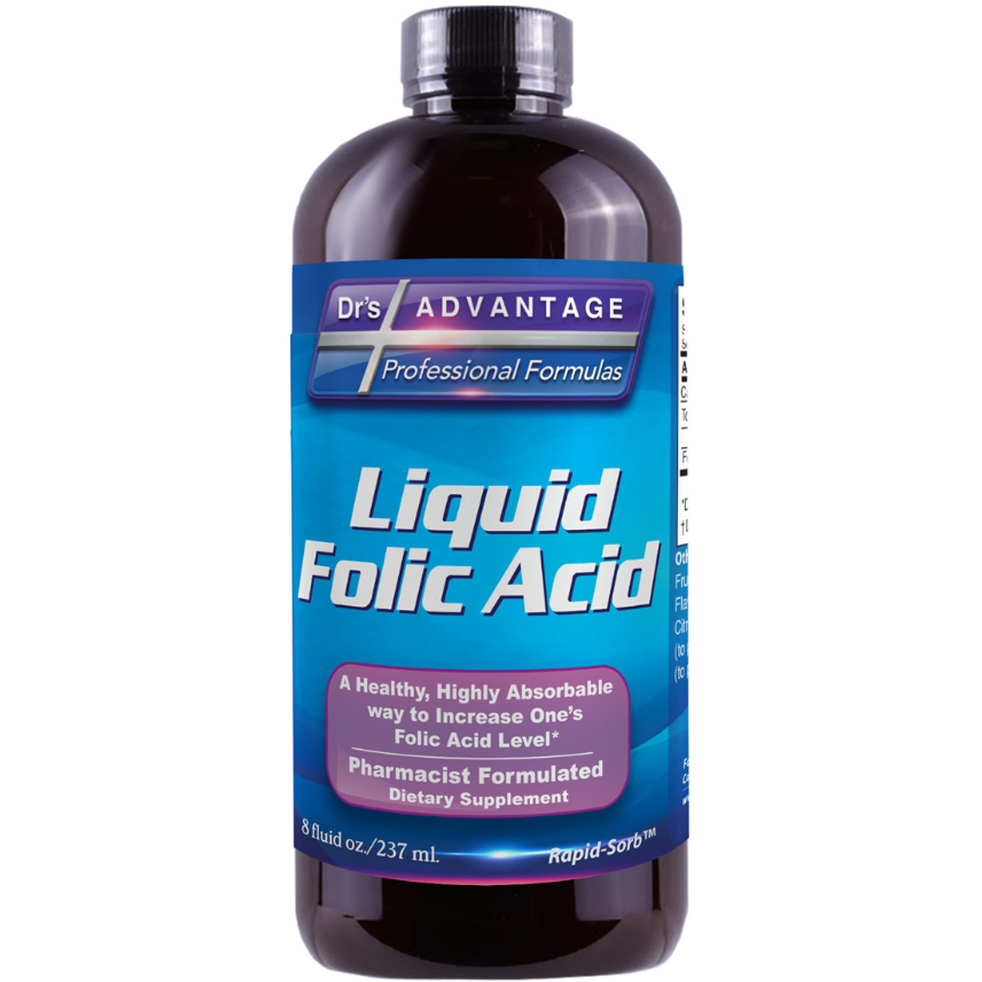 Liquid Folic Acid Supplement  Curated Wellness