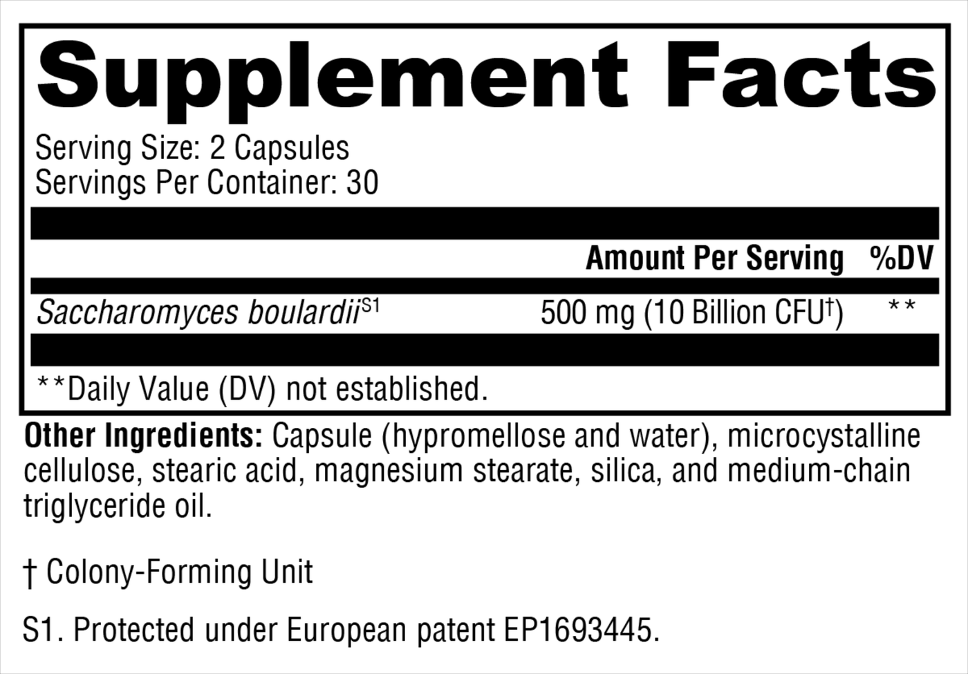 Saccharomycin DF c Curated Wellness