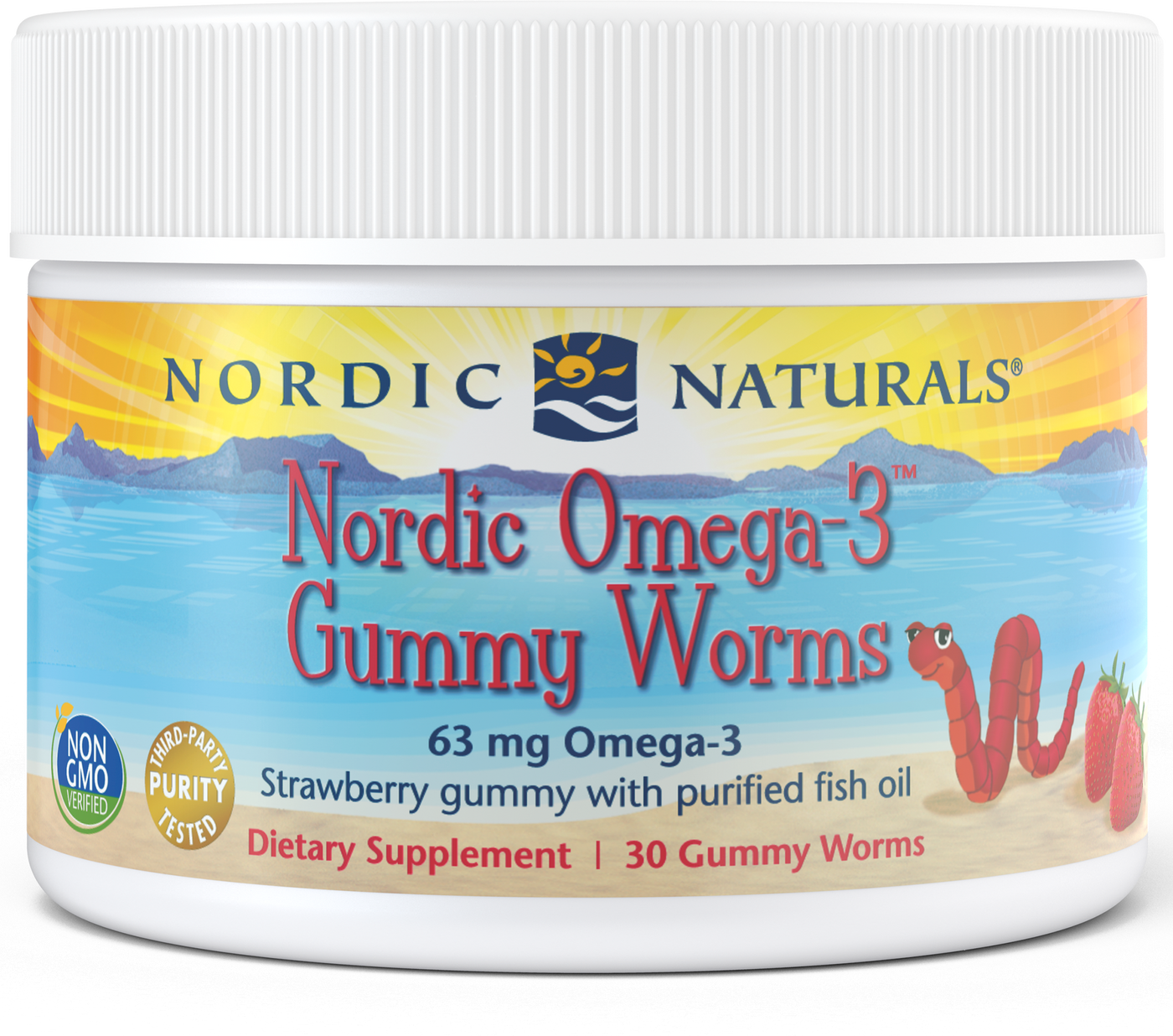 Omega-3 Worms 30 worms Curated Wellness