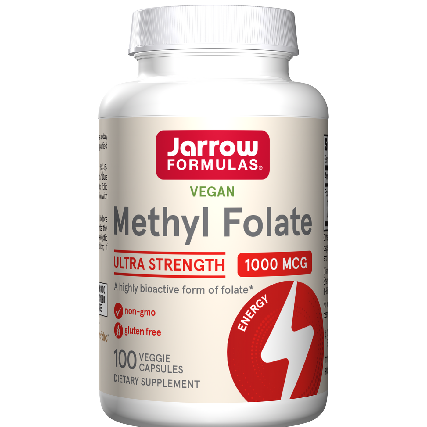 Methyl Folate 1000 mcg 100 caps Curated Wellness