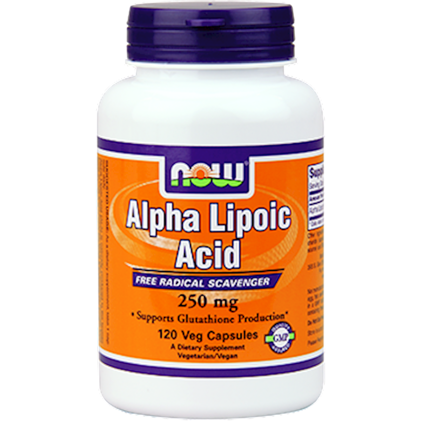 Alpha Lipoic Acid 250 mg 120 vcaps Curated Wellness