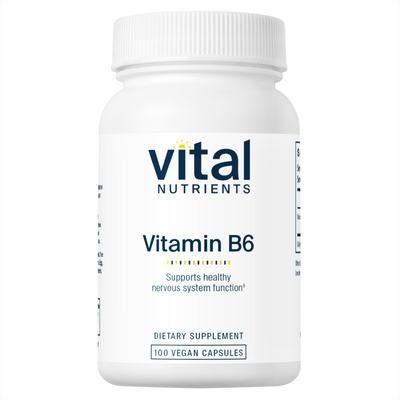 Vitamin B6 100mg 100c Curated Wellness