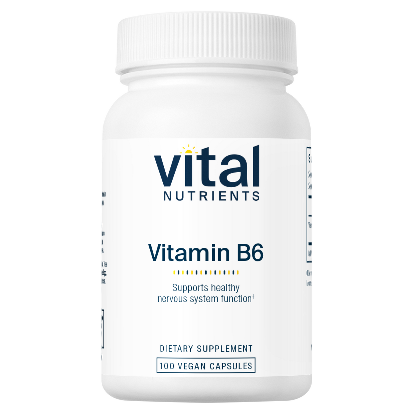 Vitamin B6 100mg 100c Curated Wellness