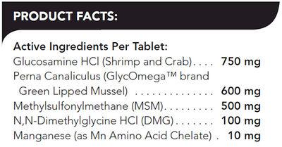 GlycoFlex II For Dogs 120 chewtabs Curated Wellness