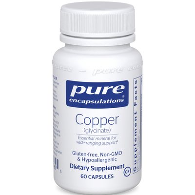Copper (glycinate) 2 mg 60 vcaps Curated Wellness