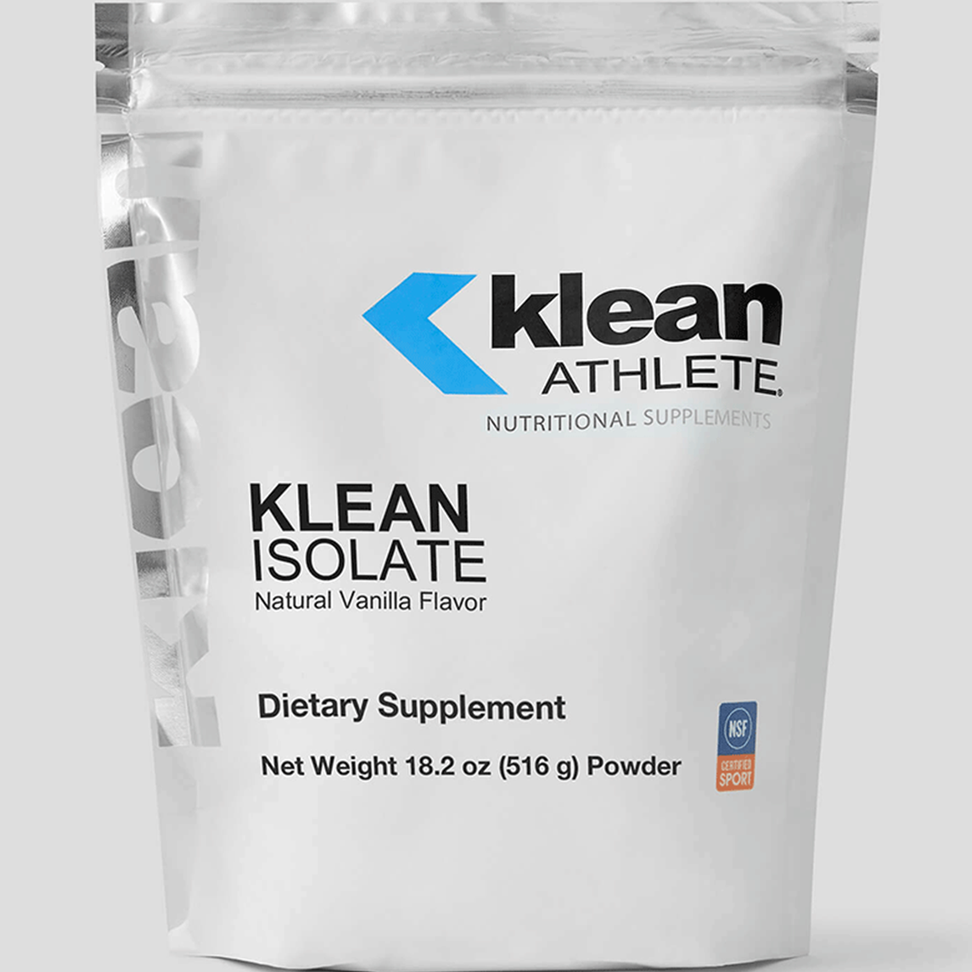 Klean Isolate Natural Vanilla 20 srv Curated Wellness