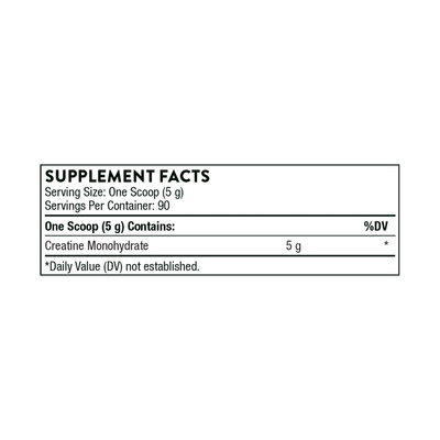 Creatine 450g Curated Wellness