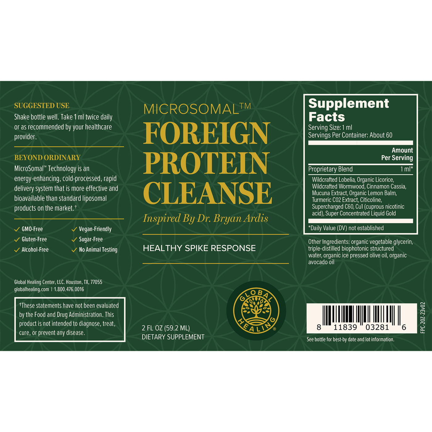 Foreign Protein Cleanse 2oz Curated Wellness