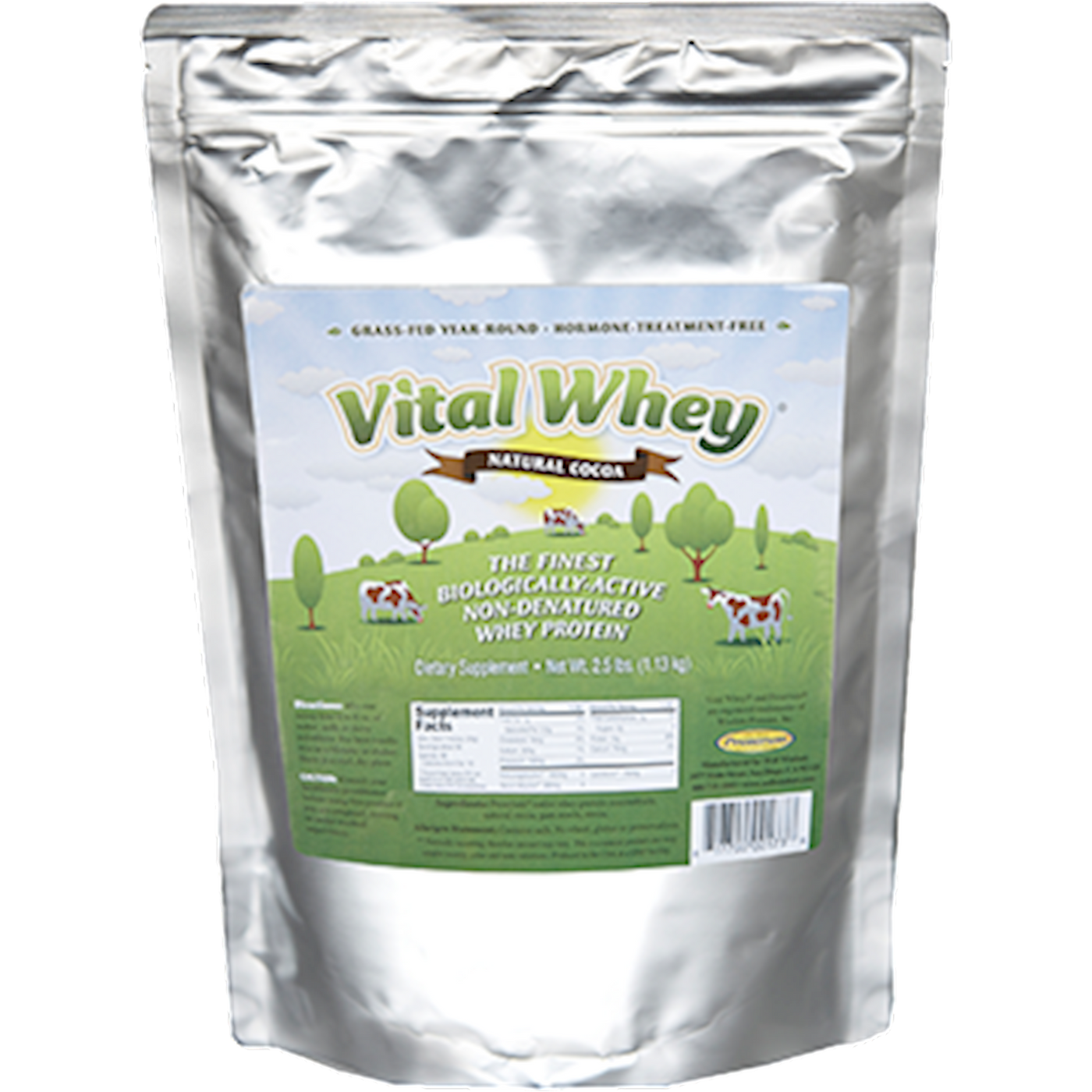 Vital Whey Natural Cocoa 56 srvngs Curated Wellness